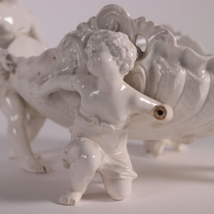 Centrotavola in Ceramica Maiolicata – Primi ‘900 Negozio Cambiago