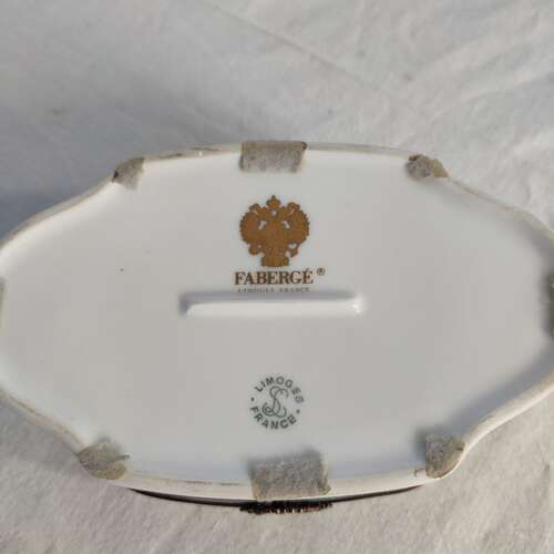 Scatola portagioie Fabergé Limoges Negozio Milano