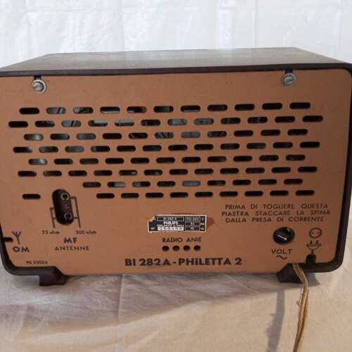 Radio a valvole Philips Hi-Fi e Vinili