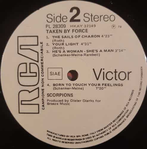 Scorpions: Taken by force Hi-Fi e Vinili