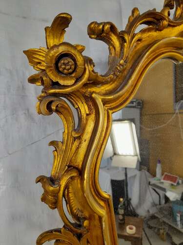 Specchio in stile dorato Arredamento