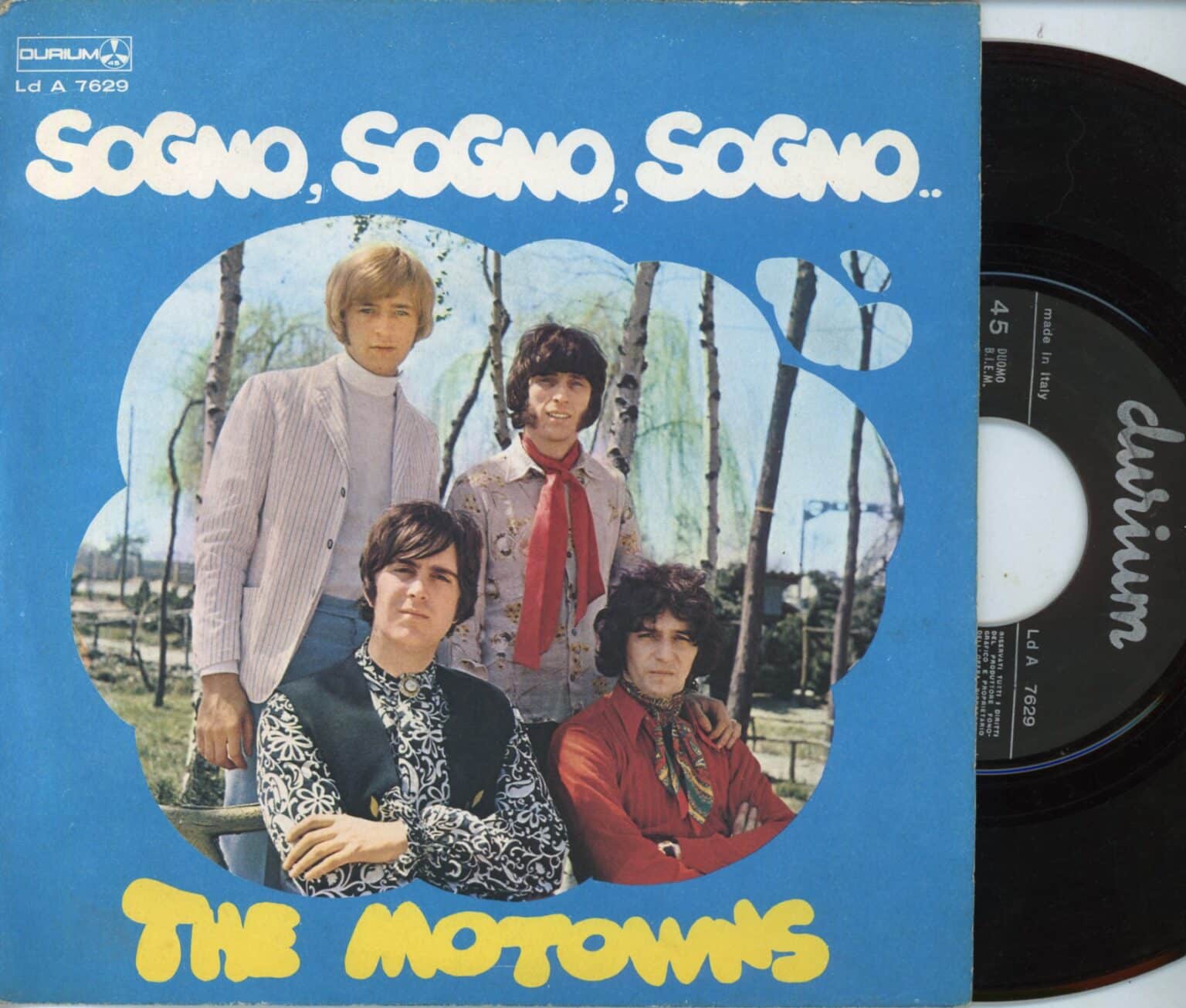 Vinile 45 giri – The Motowns: Sogno, Sogno, Sogno / Hello to Mary Hi-Fi e Vinili