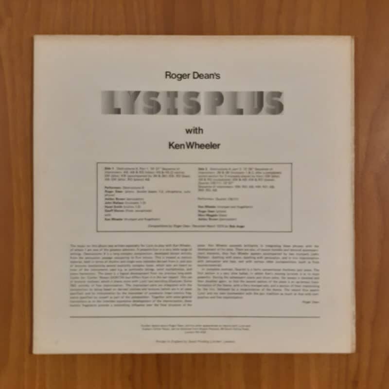 Roger Dean: Lysis Hi-Fi e Vinili