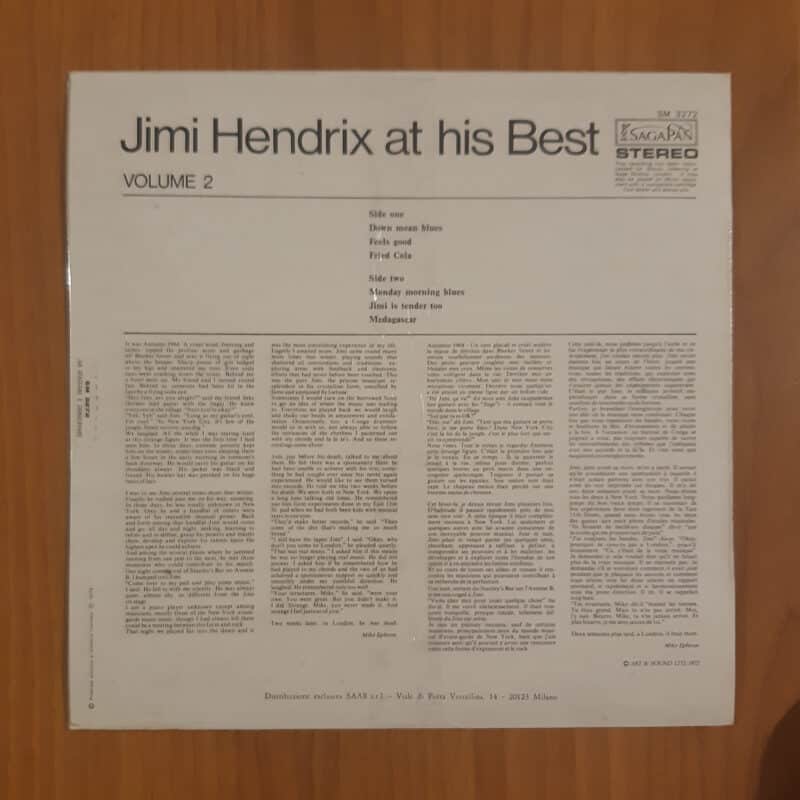 Jimi Hendrix: At is best volume 2 Hi-Fi e Vinili
