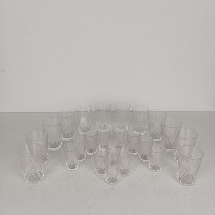 Gruppo di bicchieri in cristallo Negozio Cambiago