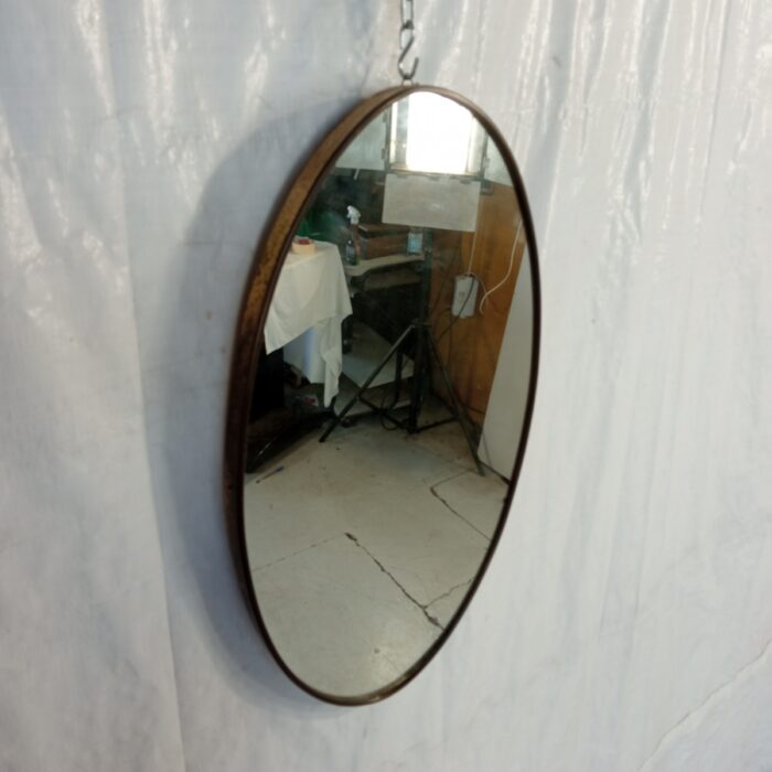 Specchio ovale design anni 60 Arredamento