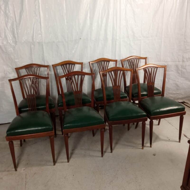 8 sedie in stile metà 900 Arredamento