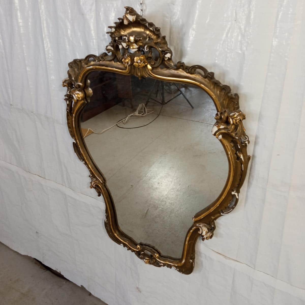 Specchiera dorata stile Barocco Arredamento
