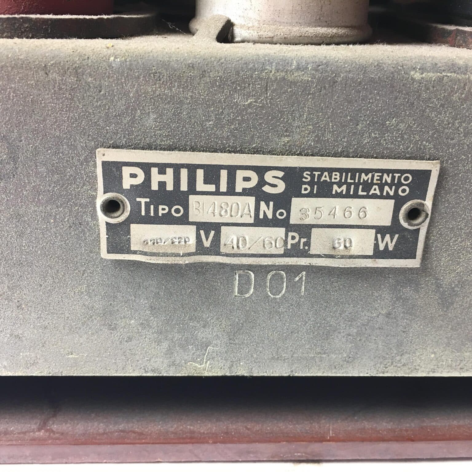 Radio a valvole Philips BI480A Hi-Fi e Vinili
