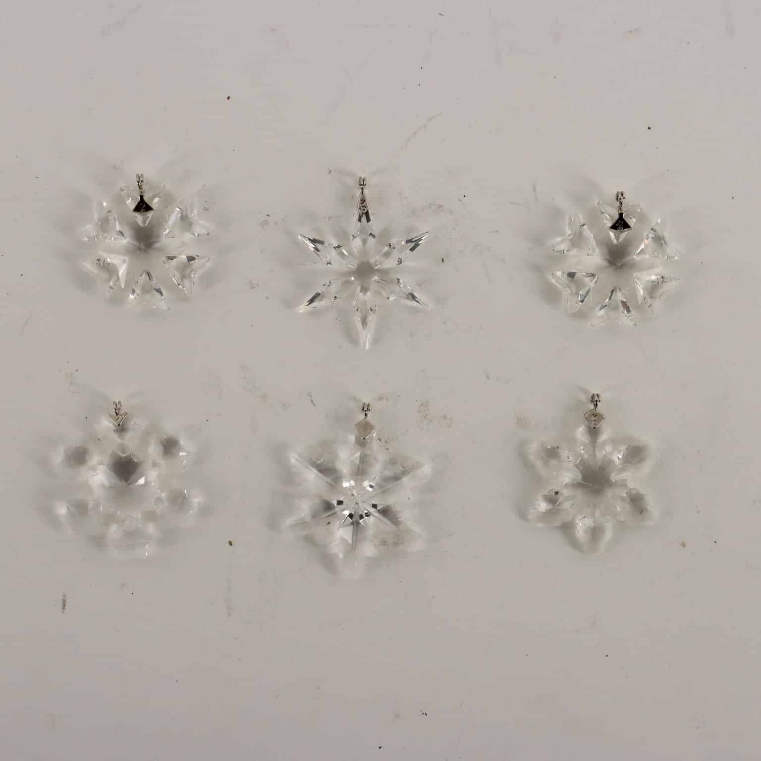 Gruppo di fiocchi di neve in cristallo Swarovski Negozio Cambiago