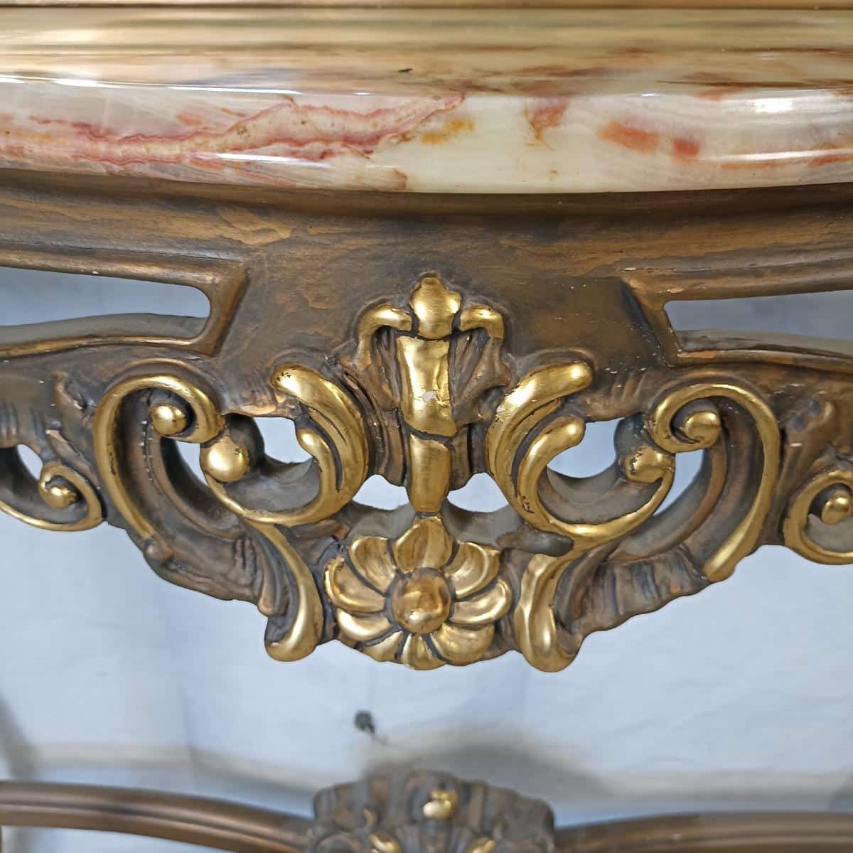Consolle dorata stile Barocco Arredamento