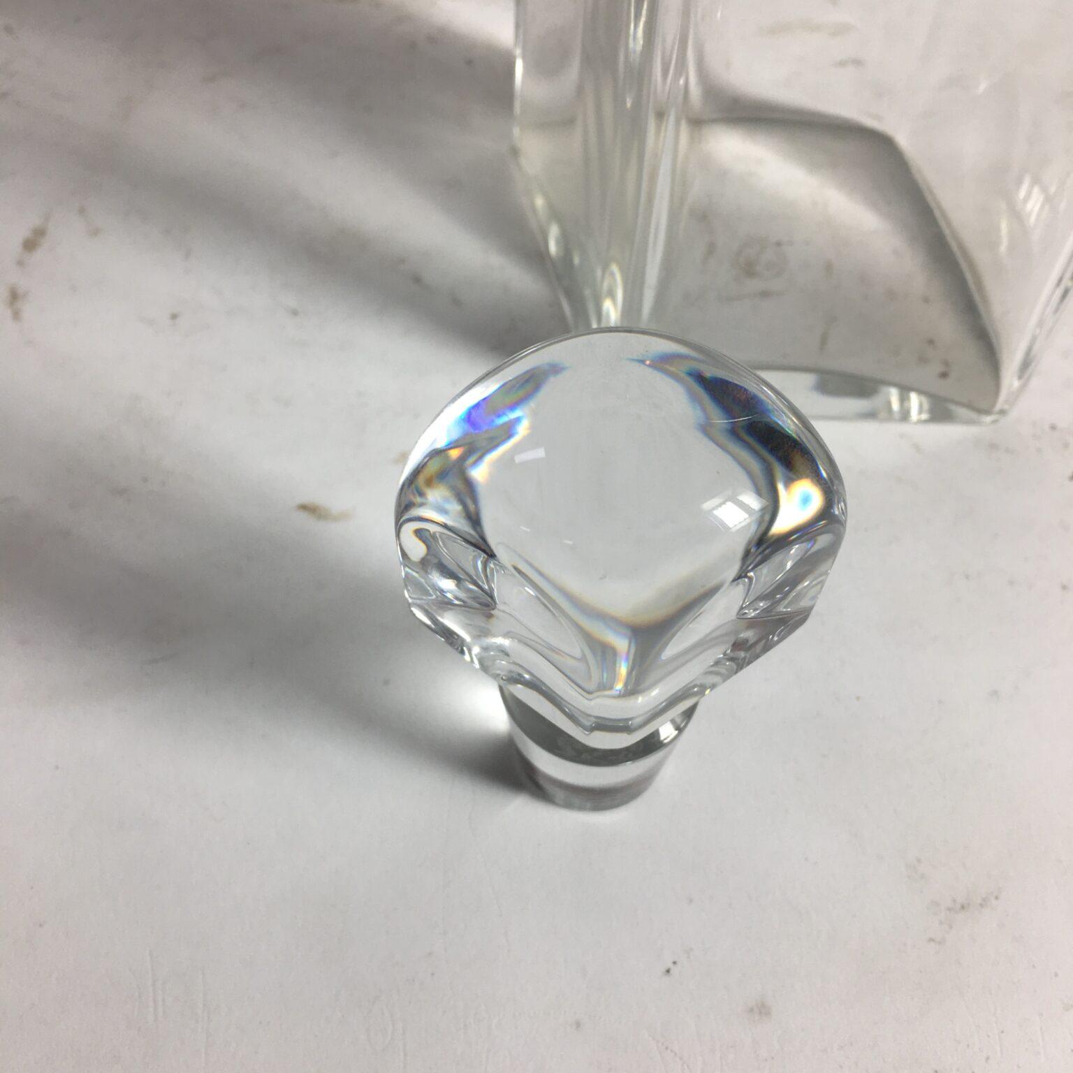 Bottiglia con tappo in cristallo di Baccarat Negozio Cambiago