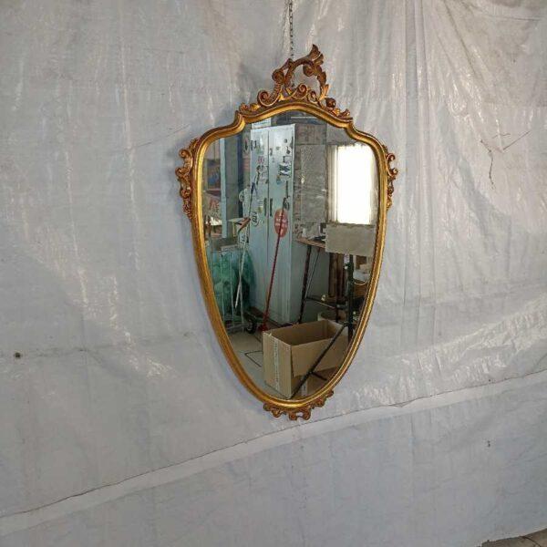 Specchio dorato in stile Arredamento