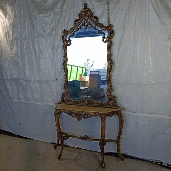 Consolle con specchio stile Barocco Arredamento