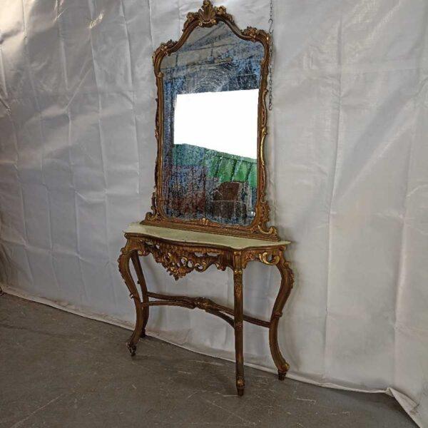 Consolle con Specchio stile Barocco Arredamento