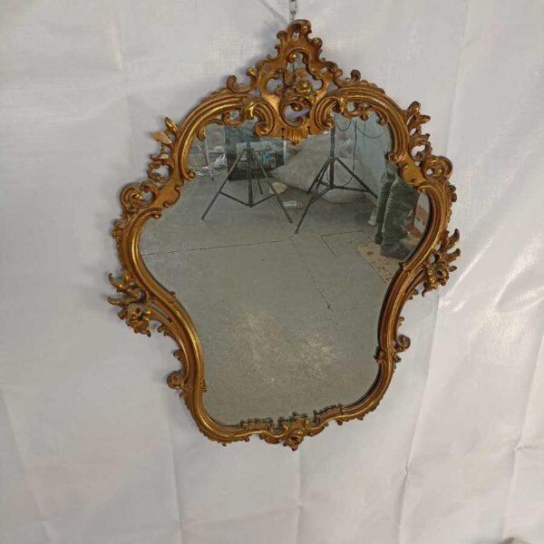 Specchio dorato stile Barocchetto Arredamento