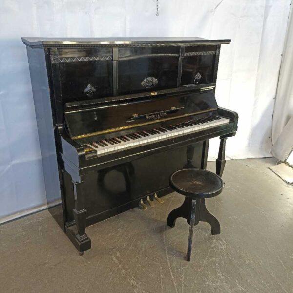 Pianoforte Vintage Wullner e Sohn Leipzig Arredamento