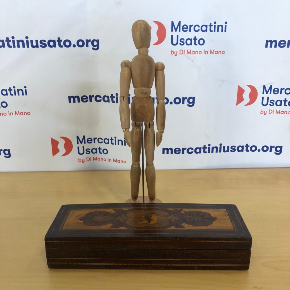Scatola in legno con Intarsio - immagine 2