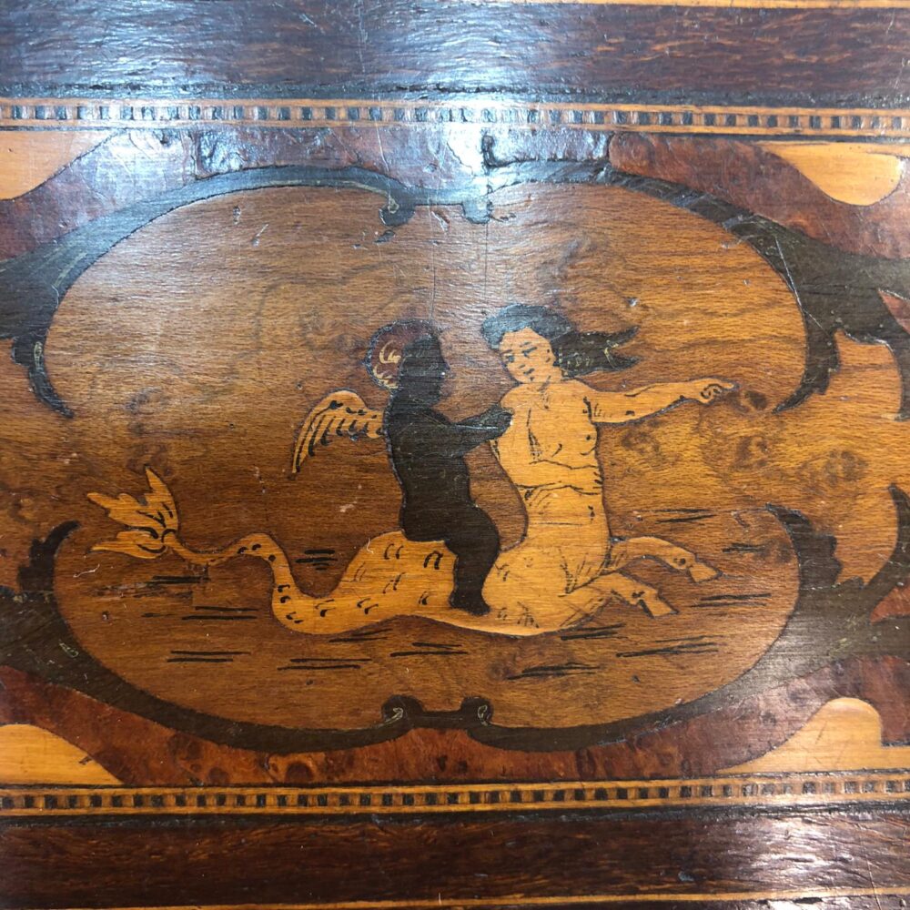 Scatola in legno con Intarsio - immagine 4