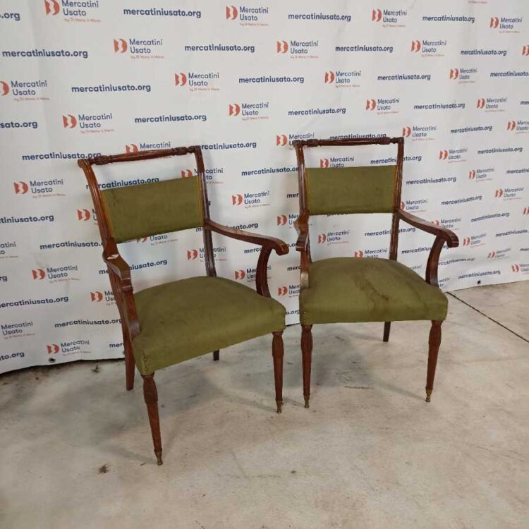 Coppia di Troni stile Liberty prima metà 900