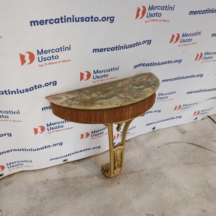 Consolle con piano in marmo stile Decò