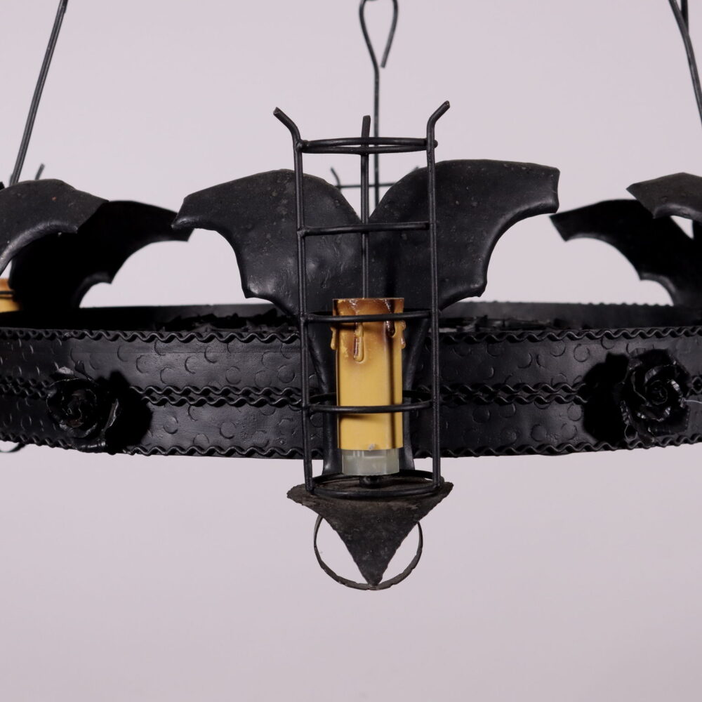Lampadario in ferro battuto - immagine 6