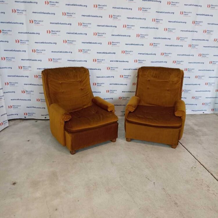 Coppia Poltrone Vintage anni 60-70