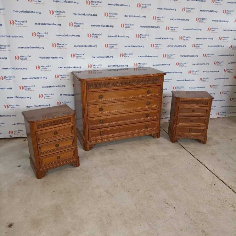 Comò con Comodini in stile metà 900