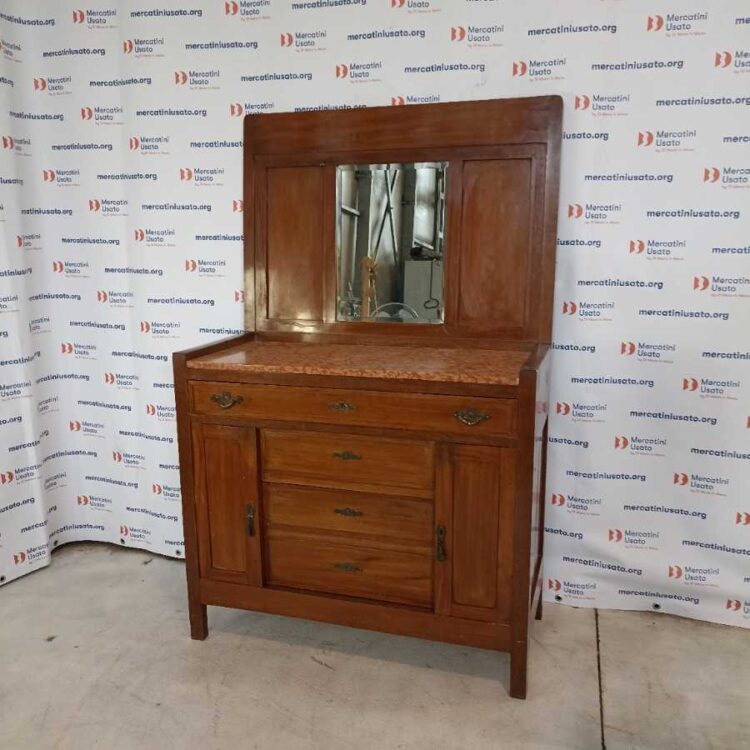 Comò con specchio stile Liberty primi 900