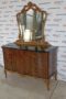 Cassettiera con specchio stile Chippendale