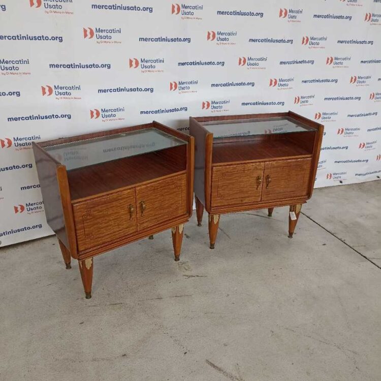 Coppia di Comodini Vintage anni 60
