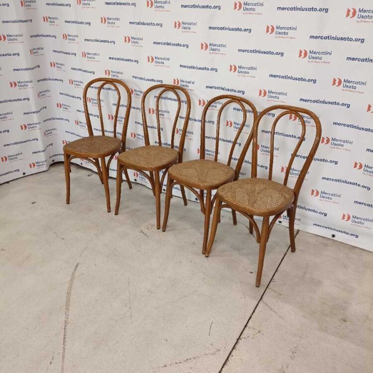 4 Sedie in stile Thonet