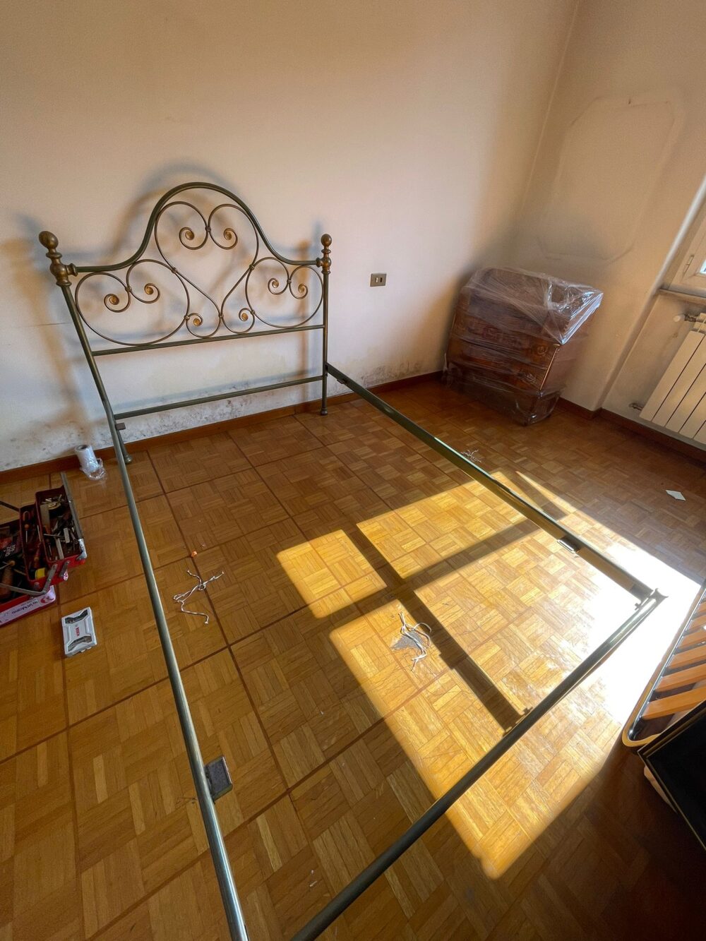 Letto in ferro una piazza e mezza