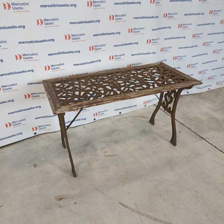 Tavolo in ferro battuto stile Liberty primi 900