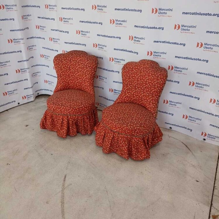 Coppia di Poltrone stile Umbertino inizio 900