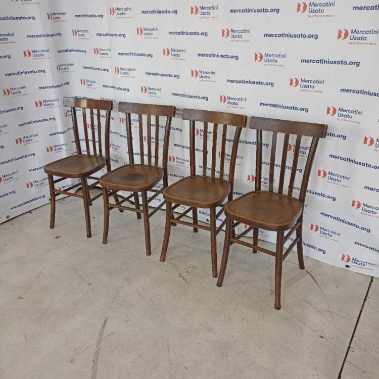 4 Sedie da osteria stile Thonet