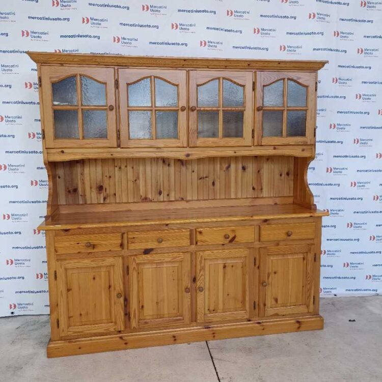 Credenza Rustica da Baita in legno di Abete