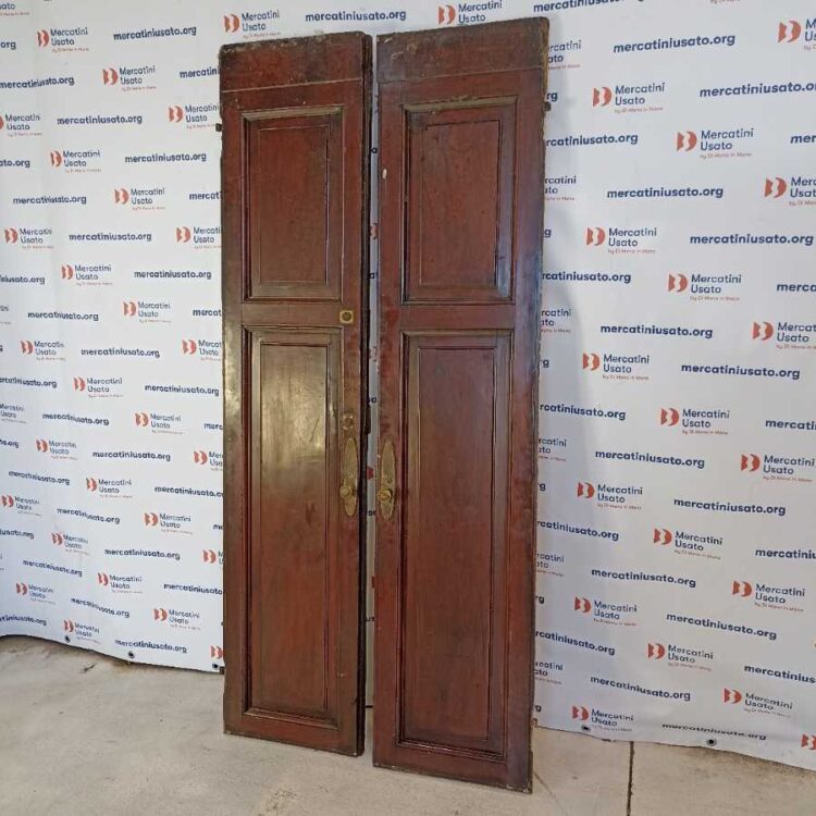 Coppia di porte antiche fine 800 Liberty