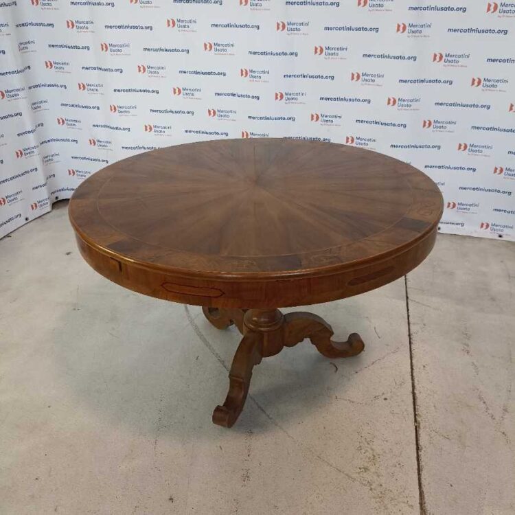 Tavolo tondo Antico di fine 800