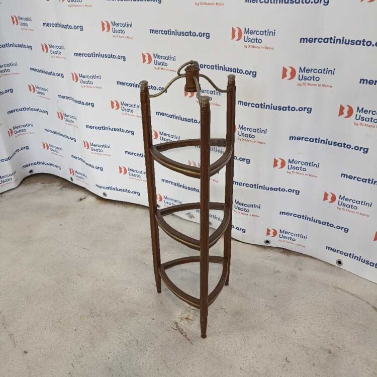 Colonna Portavasi in legno