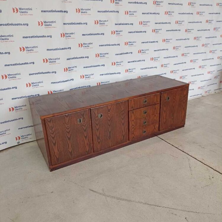 Credenza in legno esotico anni 60-70