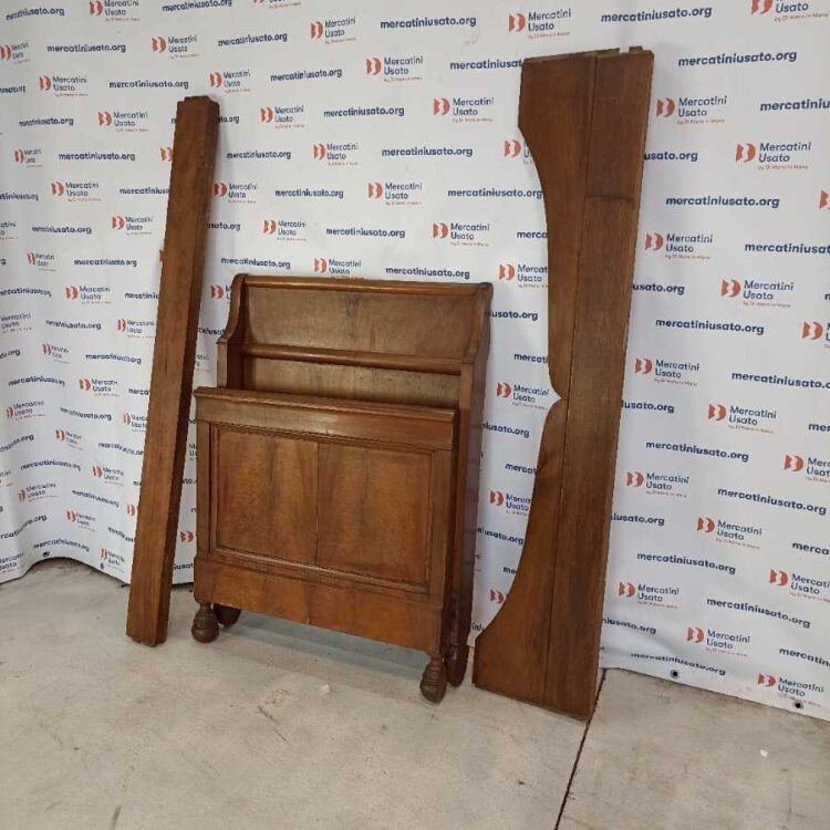 Letto singolo antico primi 900