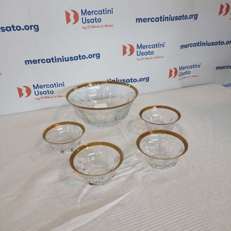 Insalatiera con 4 ciotole Moser Lady Hamilton