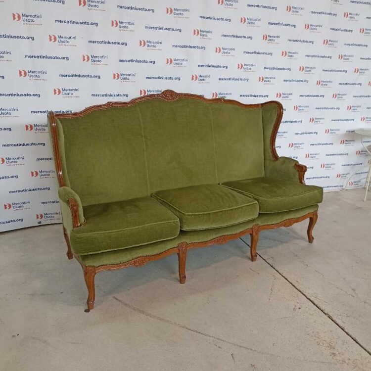 Divano 3 posti stile Luigi Filippo
