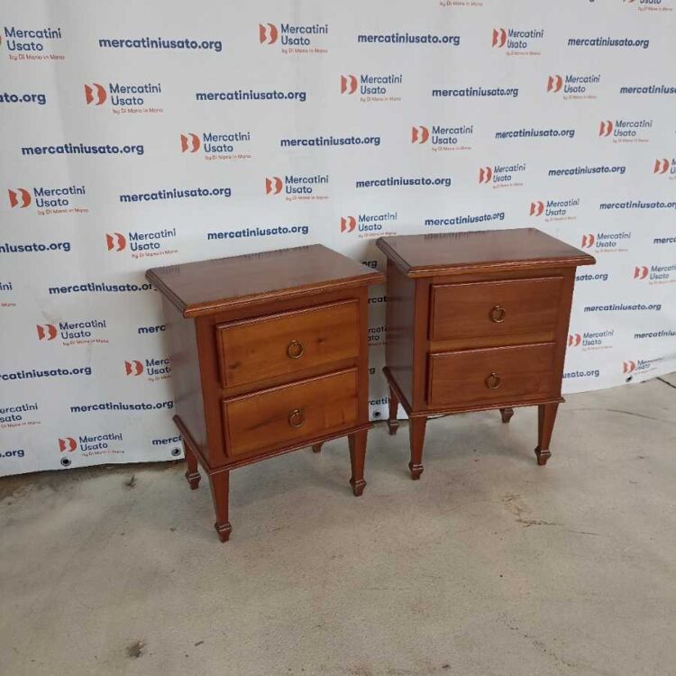 Coppia Comodini stile Arte Povera