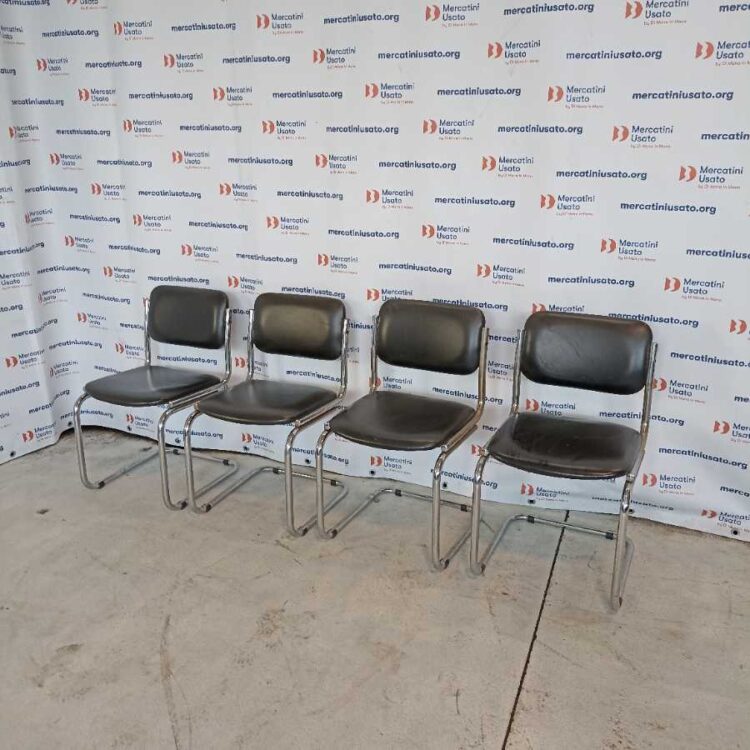Set di 4 Sedie stile Cantilever