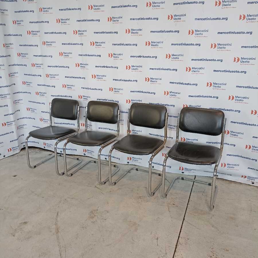 Set di 4 Sedie stile Cantilever