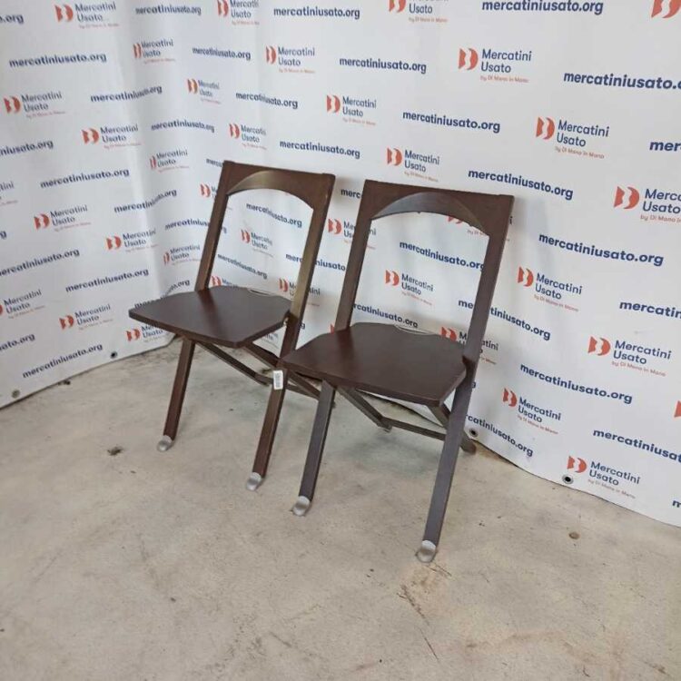 Set di 2 Sedie Calligaris Olivia pieghevoli