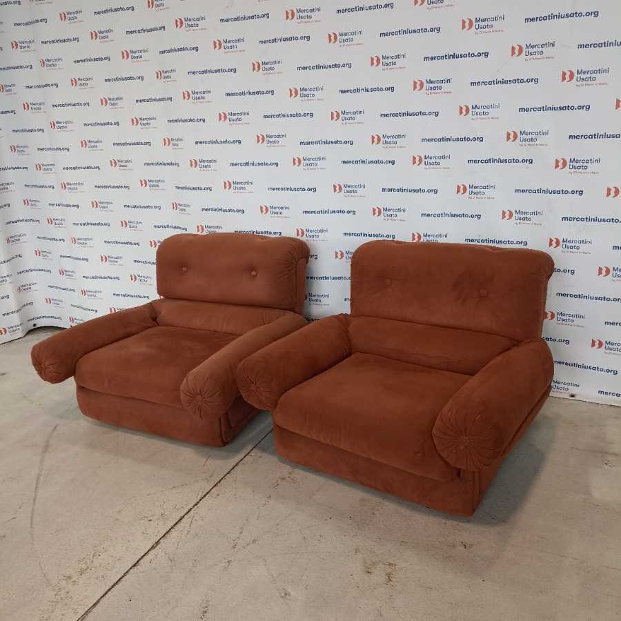 Coppia Poltrone Vintage anni 70-80