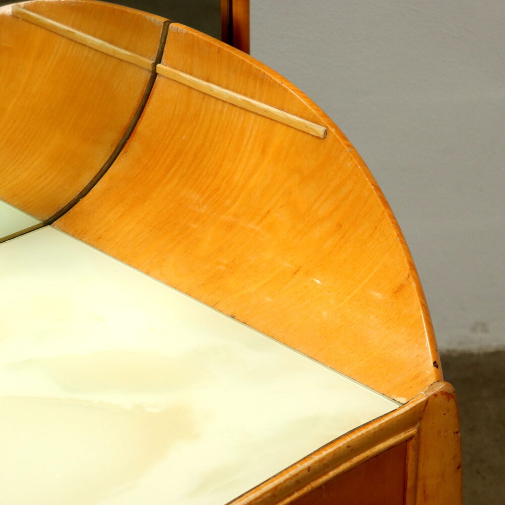 Sideboard con specchio e lampade Vintage anni 60 - immagine 5